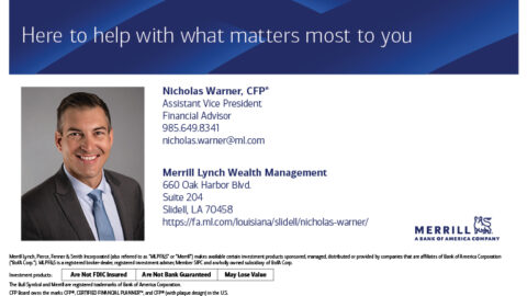 Nicholas Warner, Financial Advisor