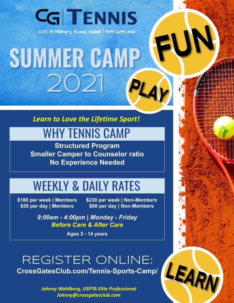 Tennis & Sports Camp Cross Gates Family Fitness