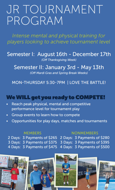 Jr Tournament Program
